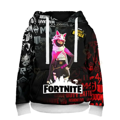 Sweatshirts e hoodies Fortnite Peely com estampado de novo design, para homem, mulher e criança, manga comprida, moda casual, streetwear com capuz, pulóveres