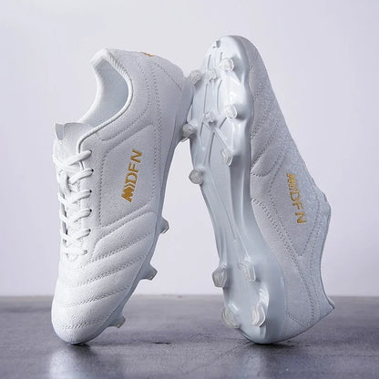 New Men Football Boots Match Professional Sneakers Non-slip Soccer Shoes Outdoor Drop Shipping Unisex Training Sport Futsal