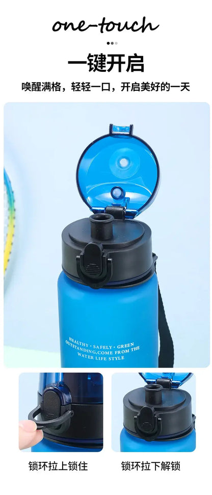 650ML Fortnite Sports Water Bottle Kawaii Motivational Leak Proof Portable Reusable Cups Outdoor Travel Gym Jugs New Cute Gifts