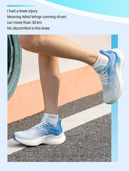 Onemix Wind Wings Pantofi de alergare respirabili pentru bărbați, maraton, sport și casual; pantofi sport pentru femei; ușori; pentru bărbați; pentru activități în aer liber; coardă de sărit