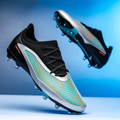 New Men Football Boots Outdoor Cleats Breathable Adult Non Slip Soccer Shoes Sport Long Spikes Training Boys Match Comfortable