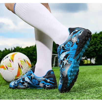 Scarpe da calcio da uomo Scarpe da calcio originali per ragazzi TF/AG Scarpe da calcio professionali da campo al coperto Scarpe da calcio Society Sneaker antiscivolo