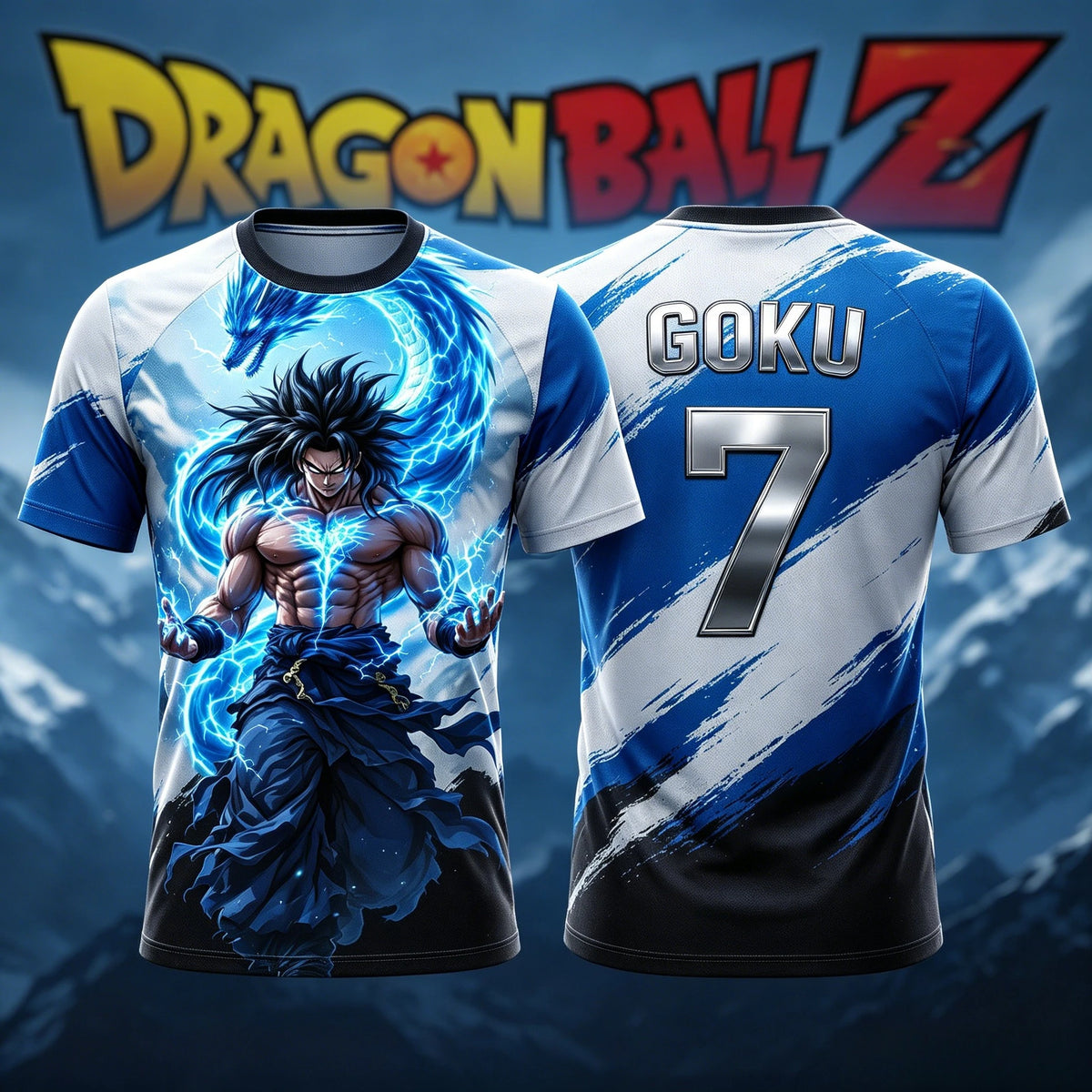Ανδρικό T-shirt Dragon Ball NO.10/7 Goku με 3D εκτύπωση, φανέλα ποδοσφαίρου, παιδικό T-shirt Anime, ειδική φανέλα ποδοσφαίρου Y2k