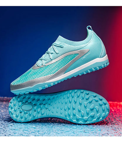 New Men Football Boots Outdoor Cleats Breathable Adult Non Slip Soccer Shoes Sport Long Spikes Training Boys Match Comfortable