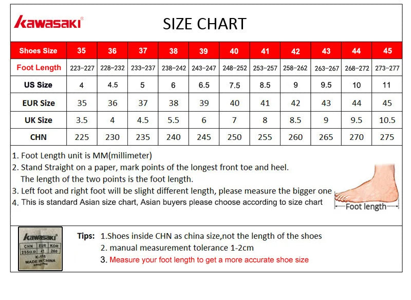 Kawasaki Badminton Shoes For Men 2025 NEW COLOR Anti-Twist Anti-Slip Sports Shoes Men's Tennis Shoes