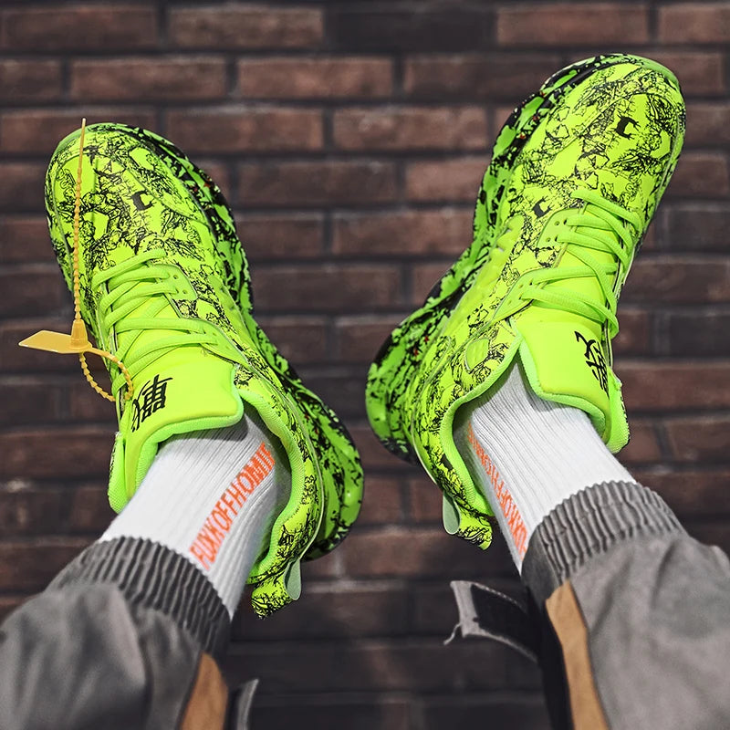 Męskie buty sportowe z miękką podeszwą, antypoślizgowe, odporne na zużycie, sprężyste, z nowej skóry, oddychające, wygodne, modne, sznurowane buty do biegania na świeżym powietrzu