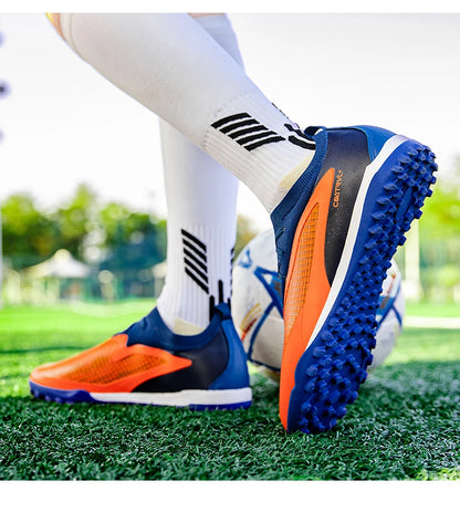 New Men Football Boots Outdoor Cleats Breathable Adult Non Slip Soccer Shoes Sport Long Spikes Training Boys Match Comfortable