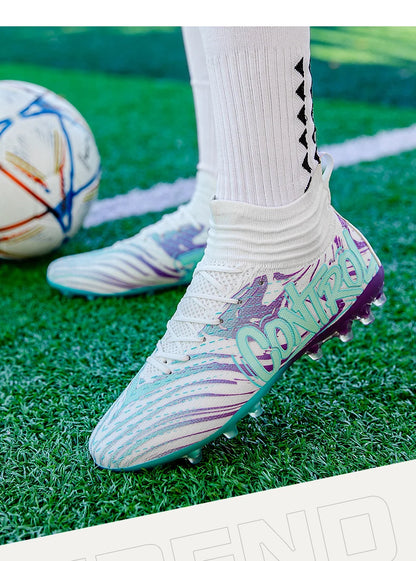 Muške i ženske kopačke za nogomet na otvorenom, protuklizne kopačke za nogometni teren, ultralagane tenisice za futsal TF/FG, nogometne tenisice s čepovima