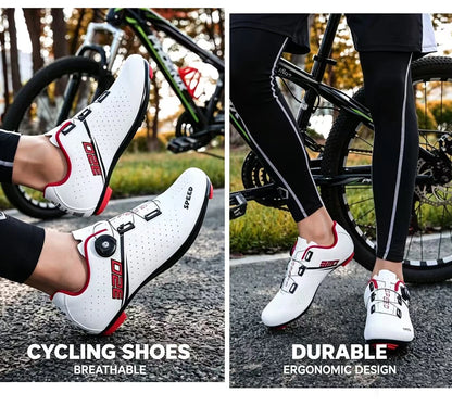 New Cycling Shoes MTB Cycling Men's Sports Shoes Self-Locking Speed Road Cycling Sports Shoes Women's SPD Cleats Cycling Shoes