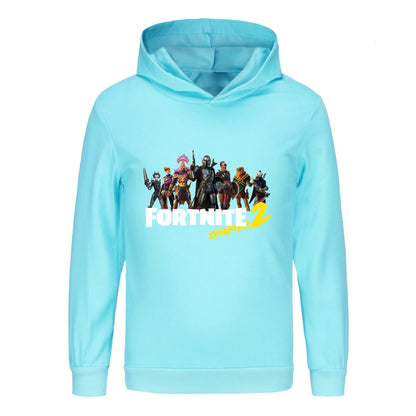 Fortnite Hoodie für Kinder und Babys, Cartoon-Kleidung, Unisex, Jungen, langärmelige Kapuzen-Sweatshirts, Jugendliche, Mädchen, lässige Jacken1007