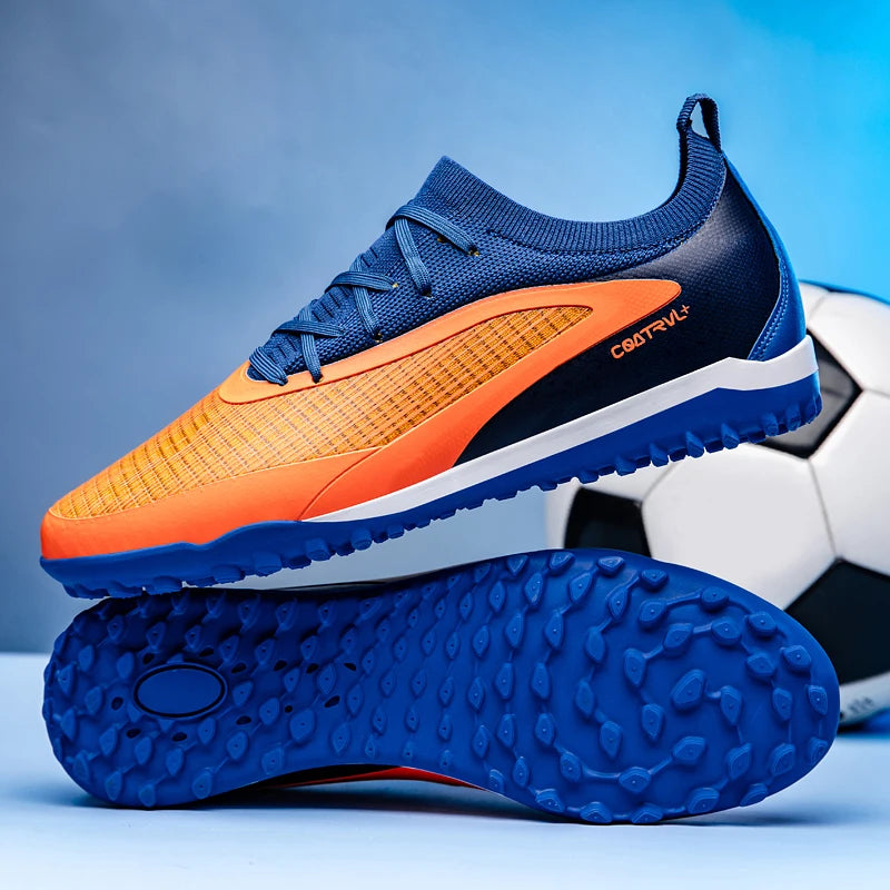 New Men Football Boots Outdoor Cleats Breathable Adult Non Slip Soccer Shoes Sport Long Spikes Training Boys Match Comfortable