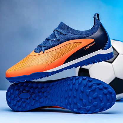 New Men Football Boots Outdoor Cleats Breathable Adult Non Slip Soccer Shoes Sport Long Spikes Training Boys Match Comfortable