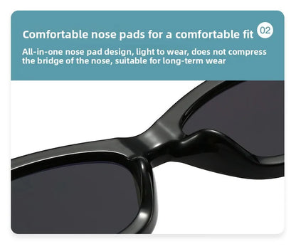 NOIRVUE New Cat-eye Butterfly Sunglasses Fashion High Quality Glasses for Women Men High-definition Nylon Lenses