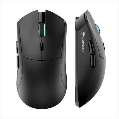Bezdrátová herní myš SMAILWOLF RS7 Bluetooth, tři režimy, PAW3311, makra s vysokou přesností, pro notebook, gaming i kancelář
