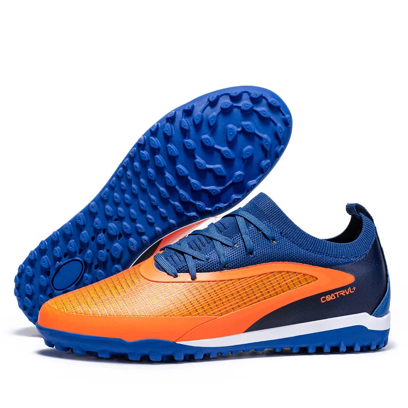 New Men Soccer Shoes Professional Society Turf Training Football Field Boots Non-Slip TF/FG Indoor Football Shoes 32-45