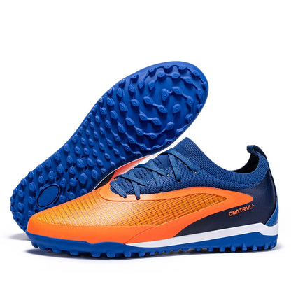 New Men Soccer Shoes Professional Society Turf Training Football Field Boots Non-Slip TF/FG Indoor Football Shoes 32-45