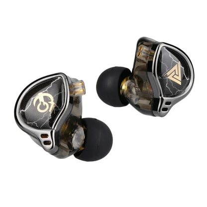 QKZ x HBB øretelefoner med 10 mm titaniumbelagt membran, in-ear-monitor-hovedtelefoner, Hi-Fi-lyd, IEM'er, udendørs sports-headset