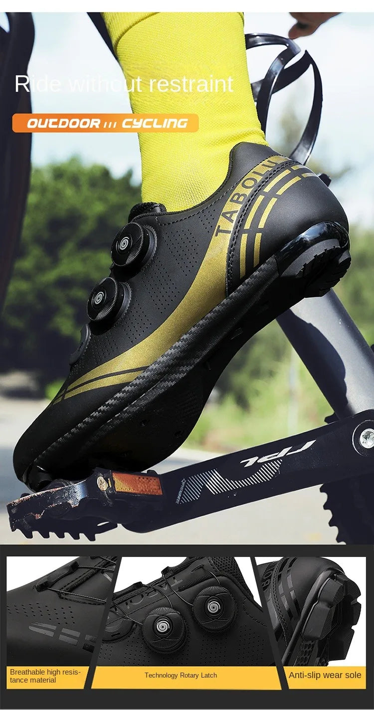 MTB cycling shoes breathable men and women off-road mountain bike cycling shoes self-locking speed mountain bike pedal shoes