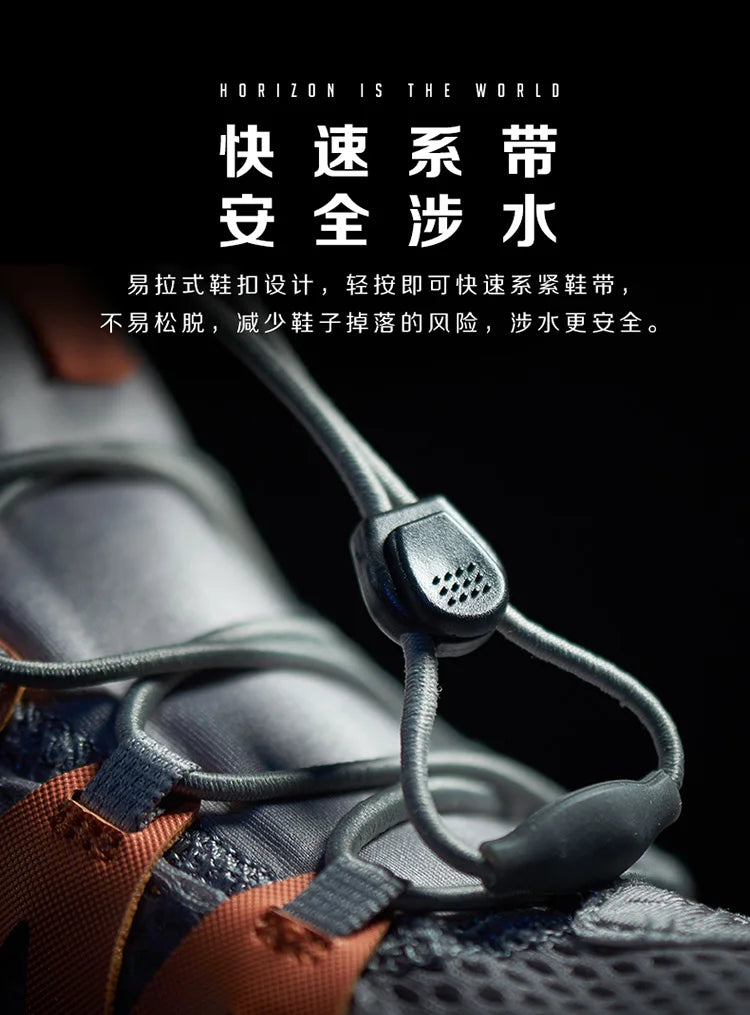 RAX Upstreams Aqua Shoes for Man Outdoor Sports Sneakers for Male Outdoor Summer Beach Sandals Fishing Shoes  Swimming Shoes