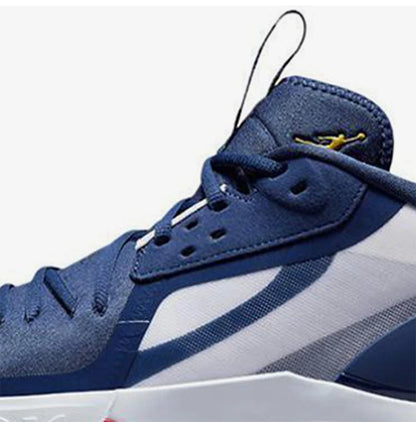 Nike genuine JORDAN men's comfortable shock-absorbing mid top practical basketball shoes DH0248-130