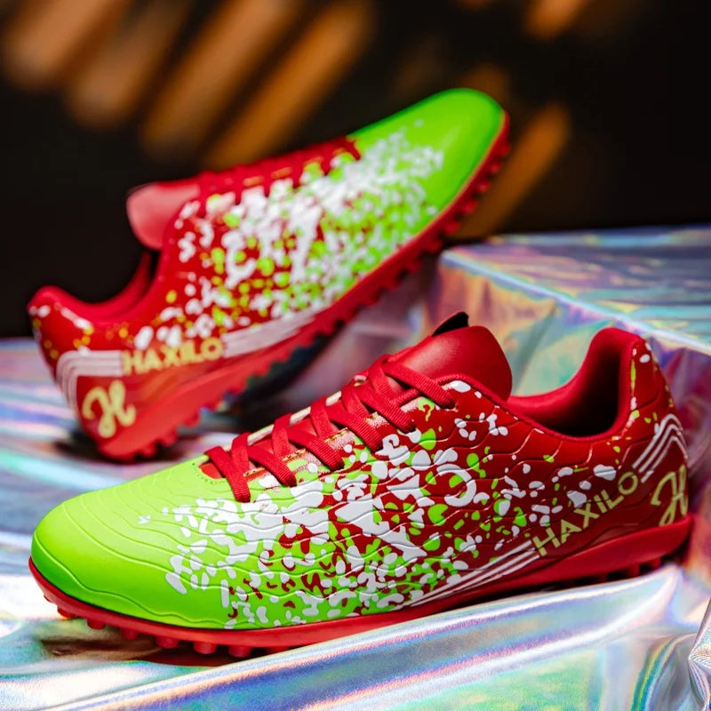 Nouvelles chaussures de football pour hommes, idéales pour les matchs sur gazon, l'entraînement et le soccer, crampons antidérapants, pour intérieur et extérieur, baskets de futsal de haute qualité, meilleures ventes.