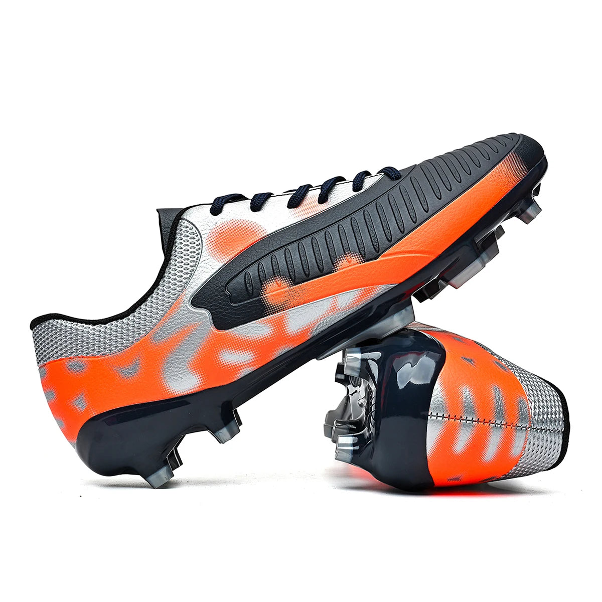 Chaussures de sport unisexes haute adhérence, tige en PU tissé, crampons TPU AG FG, contrôle de précision, antidérapantes, chaussures de sport pour hommes