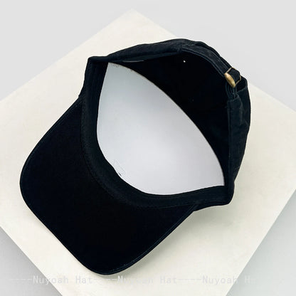 New Unisex Broken Style Bull's-eye Cross Embroidery Baseball Hats Sunshade Personal Versatile Peaked Caps Street Fashion Hip Hop