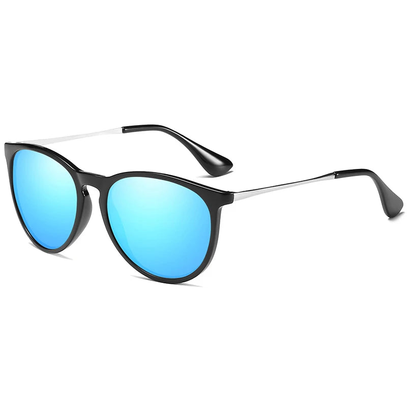Classic Round Polarized Sunglasses Men Women Fashion Driving Sun Glasses Male Vintage Black Pink Shades Travelling Eyewear UV400