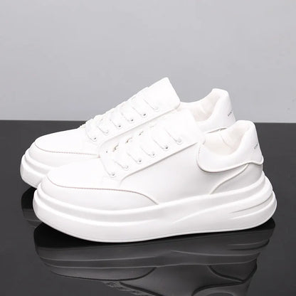 New Couple's Small White Shoes Men's Shoes Women Sports Shoes Men's Sneakers Increased Height Inside Casual Sports Shoes