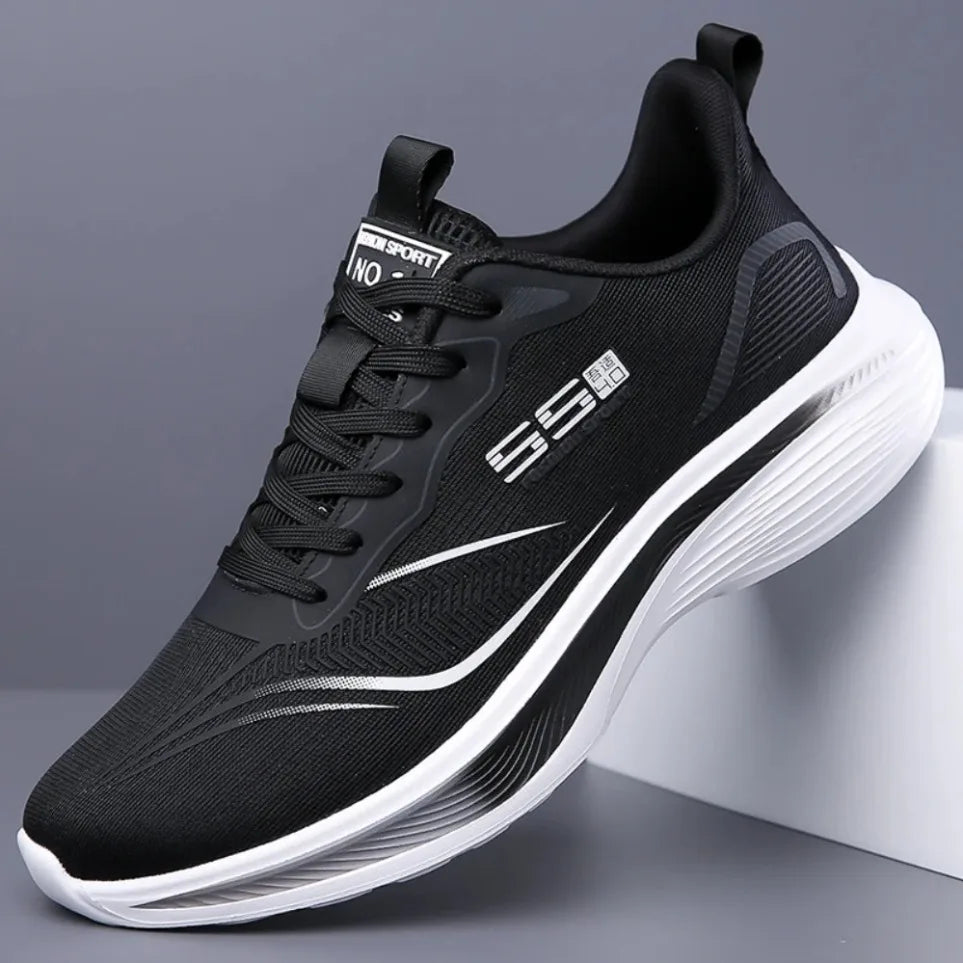 Zapatillas de maratón con suela de carbono para hombre, zapatillas deportivas informales, con amortiguación de aire, lujosas, cómodas, ligeras, para correr, calzado masculino