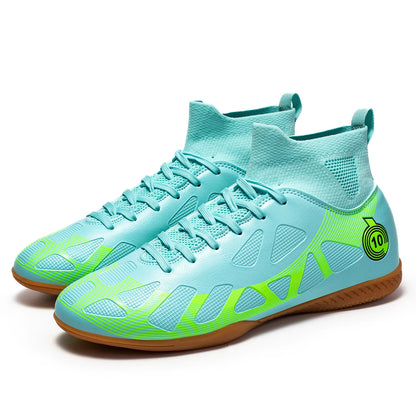 2026 New Professional Indoor Flat Bottomed Football Shoes Teenagers Durable Comfortable Training Shoes Adult Non Slip Soccer Sho