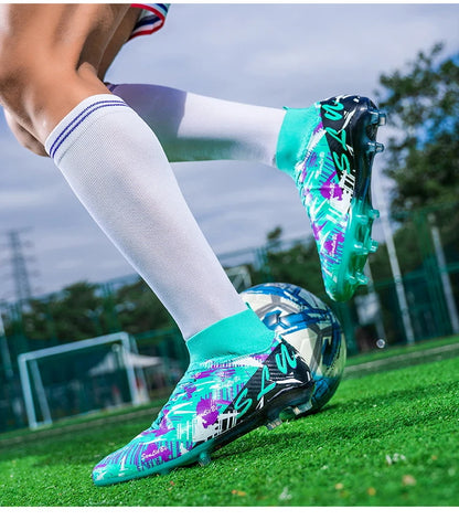 Professional Football Boots Men Soccer Shoes Society Football Cleats FG Ultralight Training Soccer Sneakers Outdoor Sports Shoe