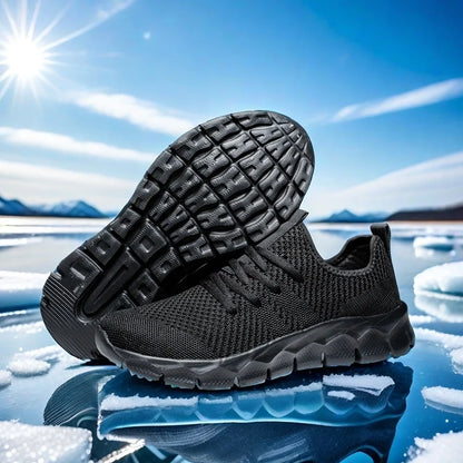 Herresneakers i mesh, lette damesko, afslappede flade sko, herreløbesko, sportssko, bløde tennissko, åndbare herresneakers