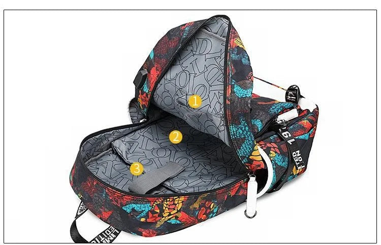 Mochila escolar Fortnite con estampado del juego para estudiantes, niños y niñas, gran capacidad, impermeable, ligera y resistente, regalo de cumpleaños
