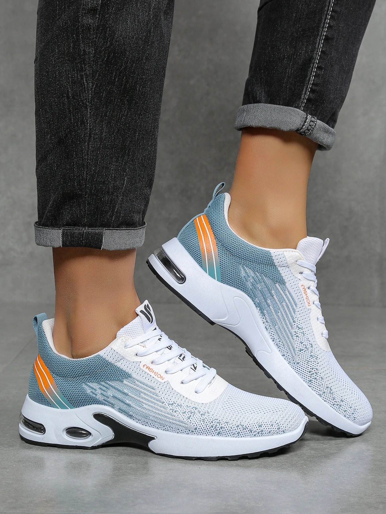 Men's shoes Autumn Men's casual shoes: Fashionable versatile breathable mesh casual sports shoes Affordable Free shipping
