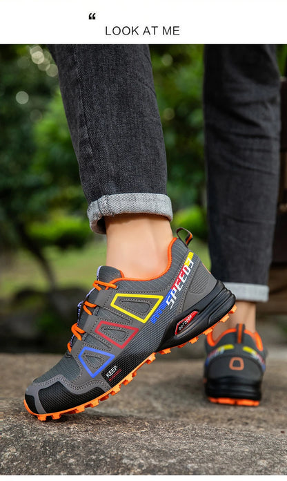 Pánské turistické boty, outdoorové sportovní boty, turistické boty se šněrováním, dámské turistické sportovní boty, protiskluzové lovecké taktické sportovní boty