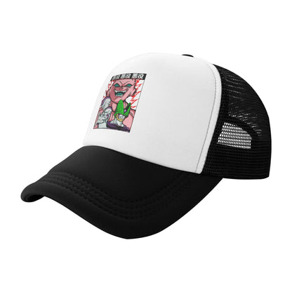 Dragon Ball Z Vegeta Mesh Baseball Caps Men Women Popular Trucker Hat  Hat Adjustable Polyester Trucker Cap Summer Trucker Hats
