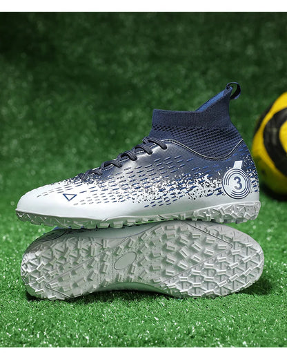 Teenage Adult Football Shoes New Fashion Large Size Sneaker Outdoor Professional Competition Training Football Footwear 31-48