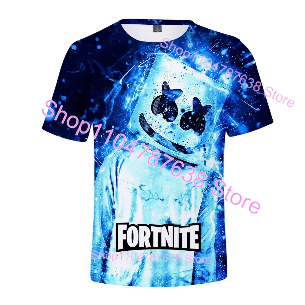 Letné tričko Raven Ultima Knight F-Fortnite s 3D potlačou Banana Peely Pánske tričko Battle Royale Hry Tričká Narodeninové darčeky