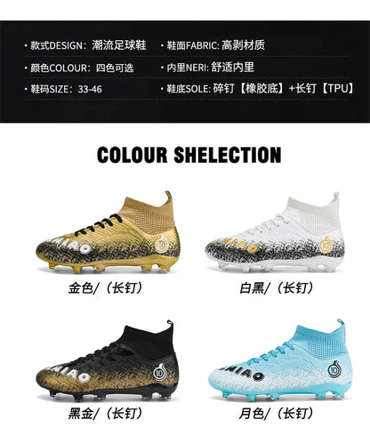 Herren-Fußballschuhe, Kinder-Fußballschuhe, Damen-Profifußballschuhe, rutschfeste Fußballschuhe, TF/FG-Fußballschuhe, Outdoor-Fußballschuhe
