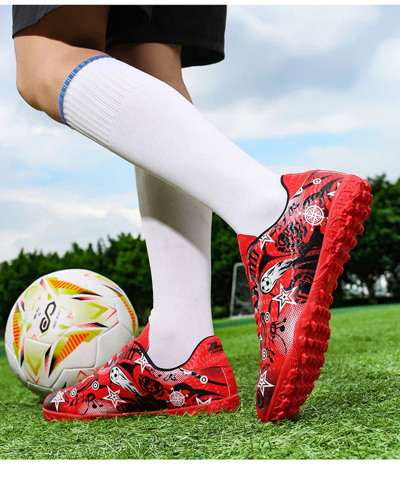Scarpe da calcio da uomo Scarpe da calcio originali per ragazzi TF/AG Scarpe da calcio professionali da campo al coperto Scarpe da calcio Society Sneaker antiscivolo
