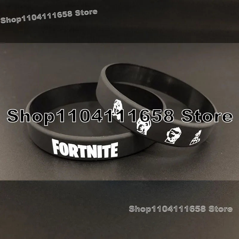 Lysande silikonarmband med Fortnite-tema, festdekoration, födelsedagsarmband, gummiband, trendiga leksaker för vuxna och tonåringar, födelsedagspresent