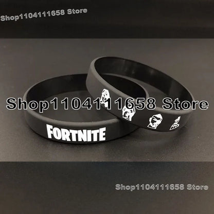 Lysande silikonarmband med Fortnite-tema, festdekoration, födelsedagsarmband, gummiband, trendiga leksaker för vuxna och tonåringar, födelsedagspresent