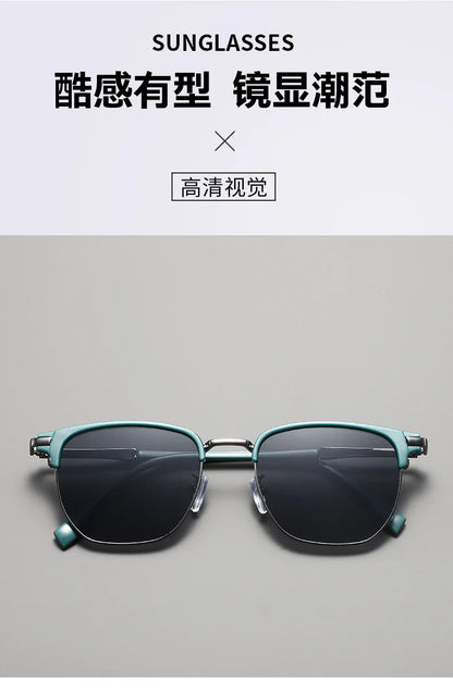 New Arrival Vintage Square Sunglasses Women Men Metal Frame Sun Glasses Female Eyewear Sunglasses for Male Female Eyeglasses