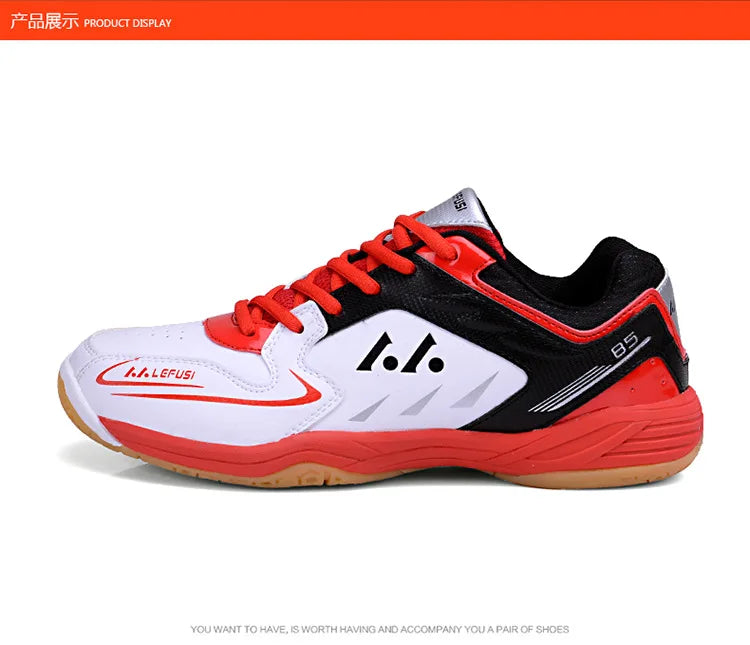 Sapatos de badminton para competição profissional, para homem e mulher, sapatos desportivos unissexo, sapatos de ténis, leves, ténis de mesa