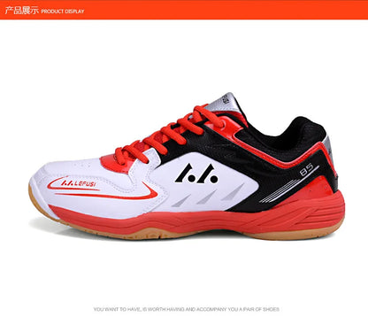 Sapatos de badminton para competição profissional, para homem e mulher, sapatos desportivos unissexo, sapatos de ténis, leves, ténis de mesa