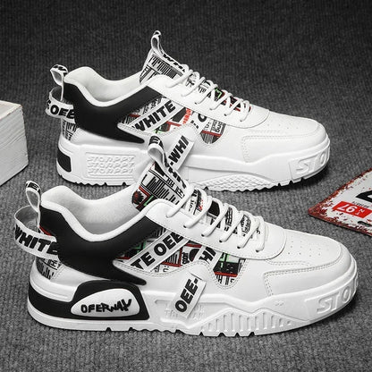 Skateboard Herresko Sommersneakers Læder Casual Mode Udendørs Løb Sport Vandreture Tennis Platform Designer Luksus