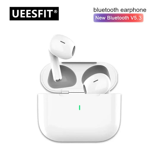 UEESFIT A6 TWS Wireless Bluetooth Earphone Headphones Touch Control Earbuds IPX5 Waterproof Sports HIFI Sound Headset with Mic