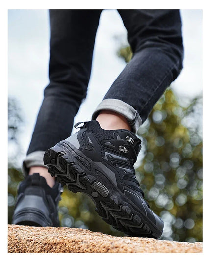 Chaussures de randonnée unisexes imperméables pour hommes et femmes, chaussures d'escalade respirantes et confortables pour l'extérieur, 2024