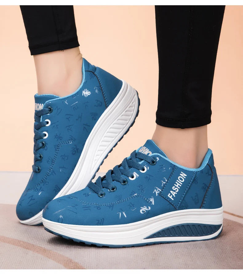 Women’s Sneakers Fashion Women’s Vulcanized Shoes High-Quality Flats Shoes for Women Walking Platform Plus Size Zapatillas Mujer